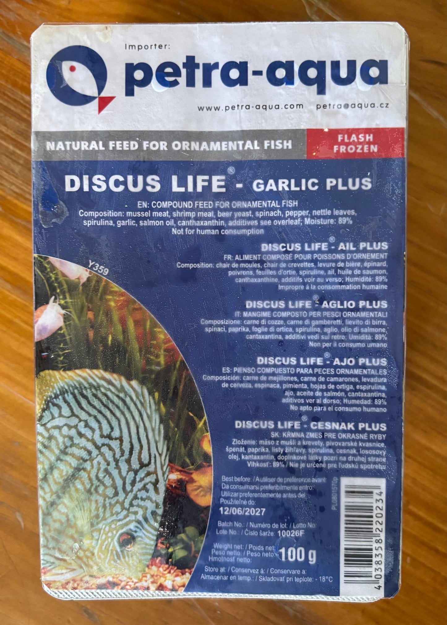 Discus seafood mix with garlic blister pack 100g x 5