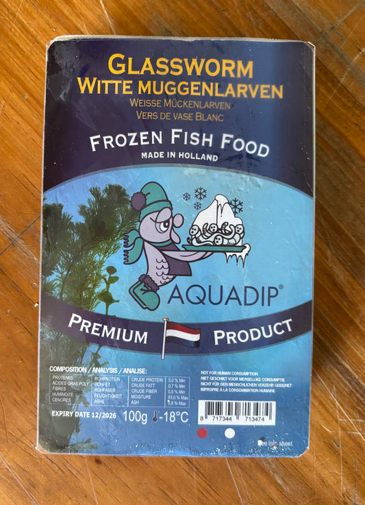Frozen glassworm blister pack 100g x 5